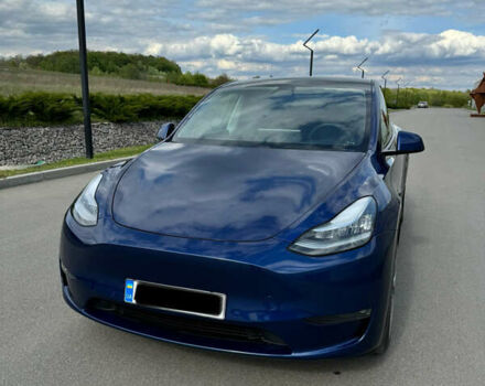 Синий Тесла Model Y, объемом двигателя 0 л и пробегом 38 тыс. км за 28990 $, фото 2 на Automoto.ua