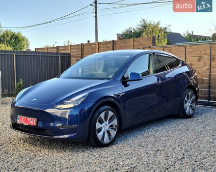 Синий Тесла Model Y, объемом двигателя 0 л и пробегом 73 тыс. км за 21000 $, фото 3 на Automoto.ua