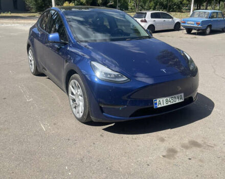 Синий Тесла Model Y, объемом двигателя 0 л и пробегом 147 тыс. км за 21999 $, фото 1 на Automoto.ua