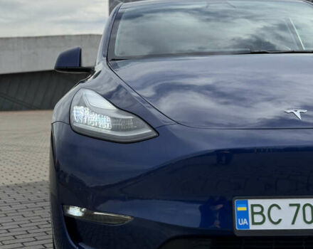 Синий Тесла Model Y, объемом двигателя 0 л и пробегом 83 тыс. км за 23800 $, фото 20 на Automoto.ua