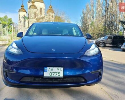 Синий Тесла Model Y, объемом двигателя 0 л и пробегом 110 тыс. км за 24900 $, фото 1 на Automoto.ua
