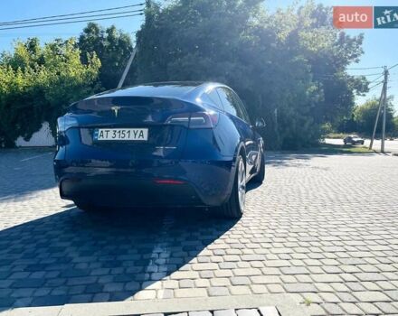 Синий Тесла Model Y, объемом двигателя 0 л и пробегом 76 тыс. км за 23200 $, фото 4 на Automoto.ua
