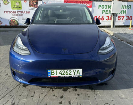Синій Тесла Model Y, об'ємом двигуна 0 л та пробігом 51 тис. км за 23499 $, фото 1 на Automoto.ua