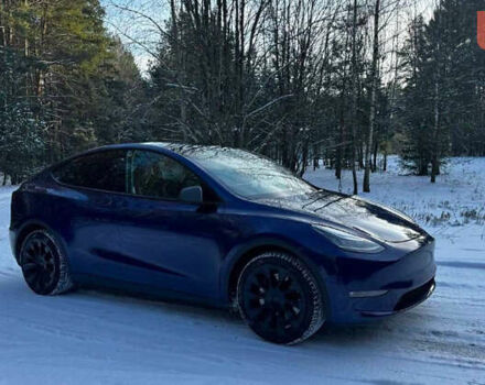 Синий Тесла Model Y, объемом двигателя 0 л и пробегом 55 тыс. км за 28000 $, фото 6 на Automoto.ua