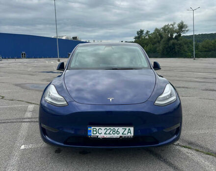 Синій Тесла Model Y, об'ємом двигуна 0 л та пробігом 110 тис. км за 21900 $, фото 3 на Automoto.ua