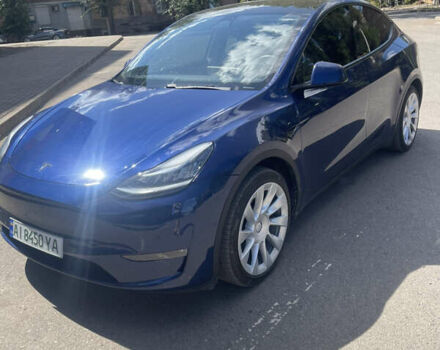 Синий Тесла Model Y, объемом двигателя 0 л и пробегом 147 тыс. км за 21999 $, фото 3 на Automoto.ua