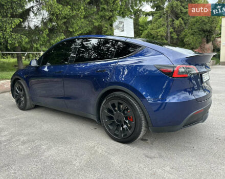 Синий Тесла Model Y, объемом двигателя 0 л и пробегом 57 тыс. км за 22700 $, фото 8 на Automoto.ua