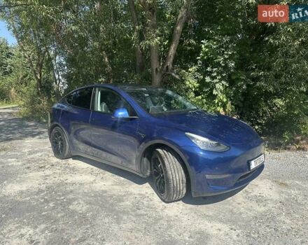 Синий Тесла Model Y, объемом двигателя 0 л и пробегом 120 тыс. км за 30000 $, фото 17 на Automoto.ua