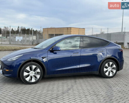 Синий Тесла Model Y, объемом двигателя 0 л и пробегом 83 тыс. км за 23800 $, фото 2 на Automoto.ua
