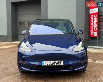 Синій Тесла Model Y, об'ємом двигуна 0 л та пробігом 77 тис. км за 22999 $, фото 2 на Automoto.ua