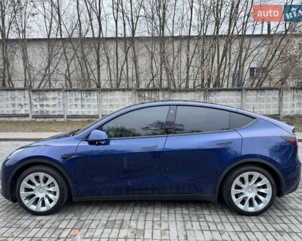 Синий Тесла Model Y, объемом двигателя 0 л и пробегом 143 тыс. км за 20900 $, фото 3 на Automoto.ua
