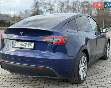 Синий Тесла Model Y, объемом двигателя 0 л и пробегом 83 тыс. км за 23800 $, фото 9 на Automoto.ua
