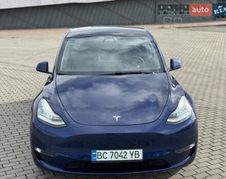 Синий Тесла Model Y, объемом двигателя 0 л и пробегом 83 тыс. км за 23800 $, фото 21 на Automoto.ua