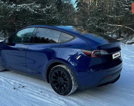 Синий Тесла Model Y, объемом двигателя 0 л и пробегом 55 тыс. км за 28000 $, фото 9 на Automoto.ua