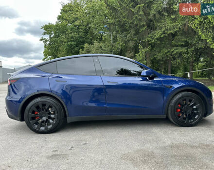 Синий Тесла Model Y, объемом двигателя 0 л и пробегом 57 тыс. км за 22700 $, фото 10 на Automoto.ua