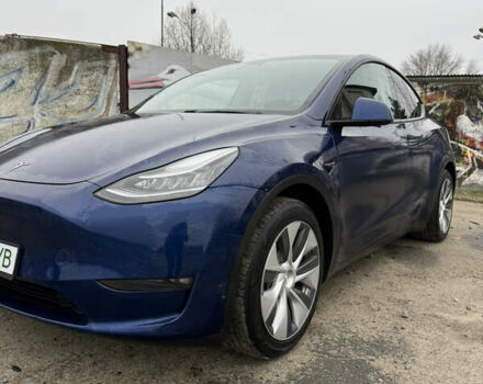 Синий Тесла Model Y, объемом двигателя 0 л и пробегом 100 тыс. км за 21400 $, фото 5 на Automoto.ua