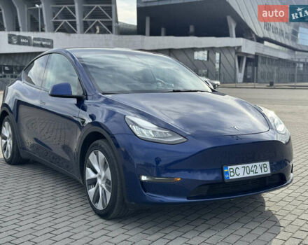 Синий Тесла Model Y, объемом двигателя 0 л и пробегом 83 тыс. км за 23800 $, фото 22 на Automoto.ua
