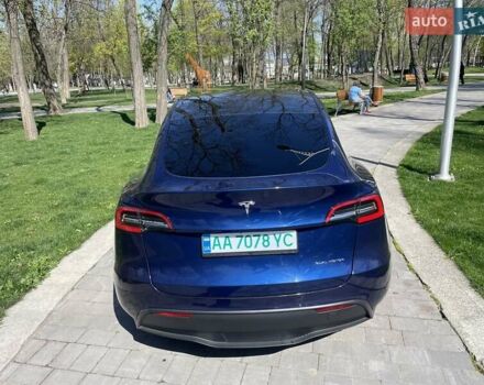 Синий Тесла Model Y, объемом двигателя 0 л и пробегом 115 тыс. км за 22800 $, фото 1 на Automoto.ua