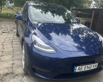 Синий Тесла Model Y, объемом двигателя 0 л и пробегом 78 тыс. км за 23000 $, фото 3 на Automoto.ua