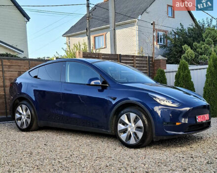 Синий Тесла Model Y, объемом двигателя 0 л и пробегом 73 тыс. км за 21000 $, фото 2 на Automoto.ua