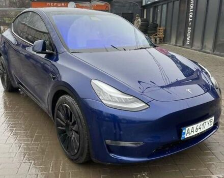 Синий Тесла Model Y, объемом двигателя 0 л и пробегом 69 тыс. км за 27000 $, фото 9 на Automoto.ua