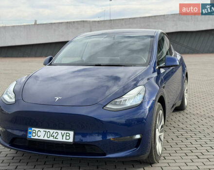 Синий Тесла Model Y, объемом двигателя 0 л и пробегом 83 тыс. км за 23800 $, фото 17 на Automoto.ua