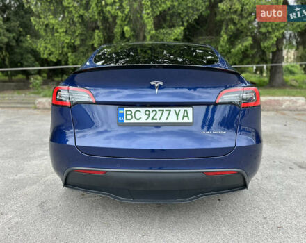 Синий Тесла Model Y, объемом двигателя 0 л и пробегом 57 тыс. км за 22700 $, фото 7 на Automoto.ua