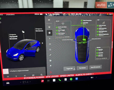 Тесла Model Y 2020 у Львові на Automoto.ua Синій Тесла Model Y, об'ємом двигуна 0 л та пробігом 138 тис. км за 22500 $, фото 16 на Automoto.ua