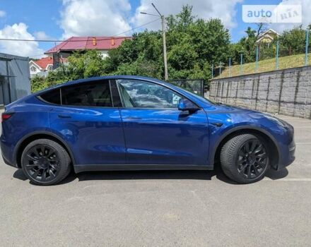 Синий Тесла Model Y, объемом двигателя 0 л и пробегом 46 тыс. км за 28500 $, фото 1 на Automoto.ua