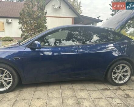 Синий Тесла Model Y, объемом двигателя 0 л и пробегом 78 тыс. км за 23000 $, фото 7 на Automoto.ua