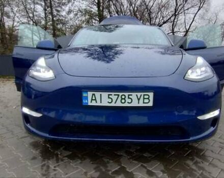 Синий Тесла Model Y, объемом двигателя 0 л и пробегом 261 тыс. км за 19600 $, фото 33 на Automoto.ua
