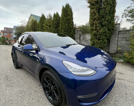 Синий Тесла Model Y, объемом двигателя 0 л и пробегом 32 тыс. км за 58000 $, фото 65 на Automoto.ua