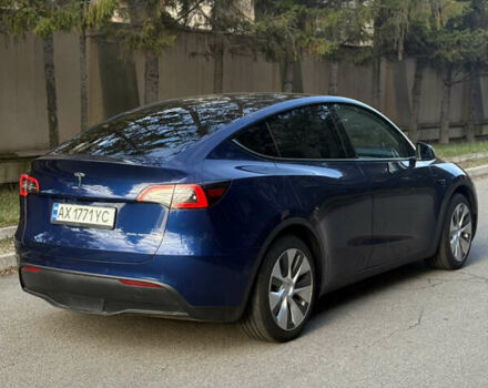 Синий Тесла Model Y, объемом двигателя 0 л и пробегом 97 тыс. км за 26500 $, фото 13 на Automoto.ua