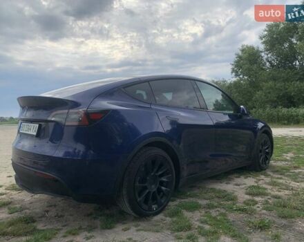 Синий Тесла Model Y, объемом двигателя 0 л и пробегом 75 тыс. км за 22900 $, фото 6 на Automoto.ua