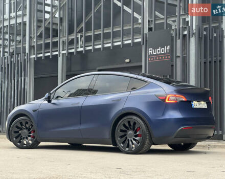Синий Тесла Model Y, объемом двигателя 0 л и пробегом 88 тыс. км за 31990 $, фото 8 на Automoto.ua