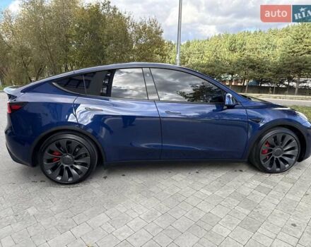 Синий Тесла Model Y, объемом двигателя 0 л и пробегом 87 тыс. км за 23999 $, фото 13 на Automoto.ua