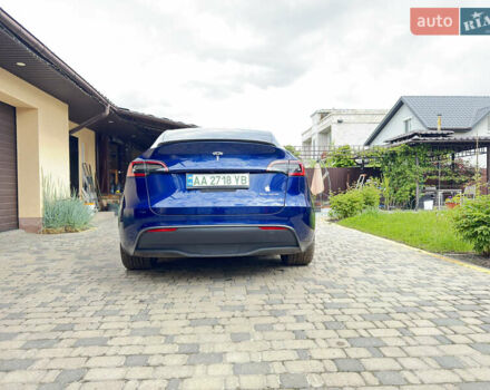 Синий Тесла Model Y, объемом двигателя 0 л и пробегом 57 тыс. км за 24300 $, фото 3 на Automoto.ua