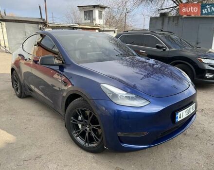 Синий Тесла Model Y, объемом двигателя 0 л и пробегом 101 тыс. км за 23999 $, фото 24 на Automoto.ua