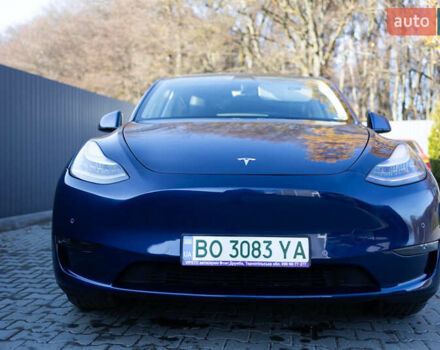 Синий Тесла Model Y, объемом двигателя 0 л и пробегом 42 тыс. км за 27000 $, фото 3 на Automoto.ua