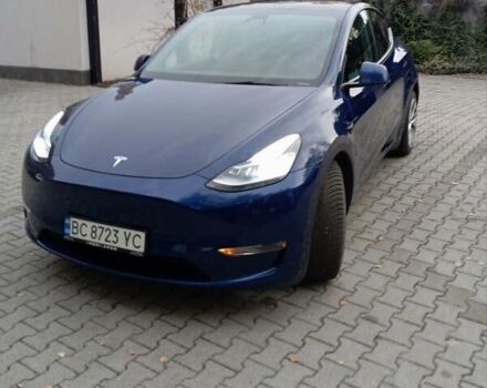 Синій Тесла Model Y, об'ємом двигуна 0 л та пробігом 51 тис. км за 25999 $, фото 2 на Automoto.ua