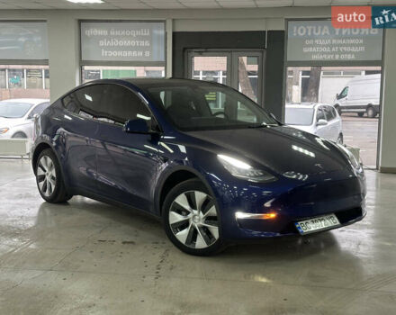 Синий Тесла Model Y, объемом двигателя 0 л и пробегом 122 тыс. км за 27500 $, фото 5 на Automoto.ua