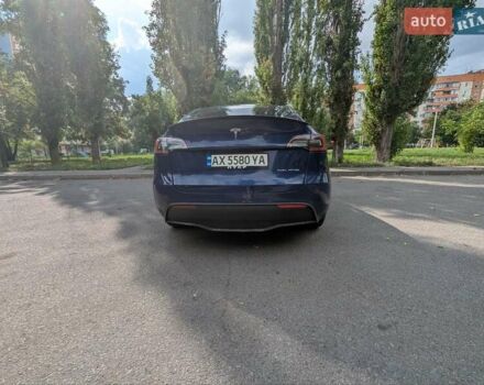 Синий Тесла Model Y, объемом двигателя 0 л и пробегом 103 тыс. км за 22190 $, фото 7 на Automoto.ua