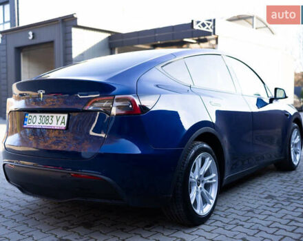 Синий Тесла Model Y, объемом двигателя 0 л и пробегом 42 тыс. км за 27000 $, фото 4 на Automoto.ua