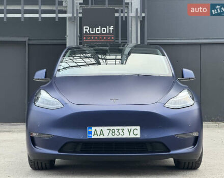 Синий Тесла Model Y, объемом двигателя 0 л и пробегом 88 тыс. км за 31990 $, фото 11 на Automoto.ua
