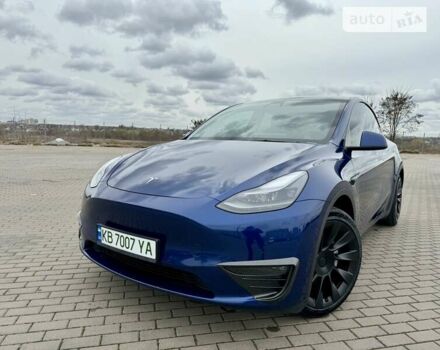 Синій Тесла Model Y, об'ємом двигуна 0 л та пробігом 28 тис. км за 38555 $, фото 6 на Automoto.ua