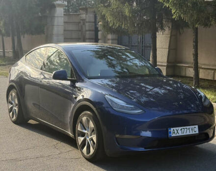 Синий Тесла Model Y, объемом двигателя 0 л и пробегом 97 тыс. км за 26500 $, фото 10 на Automoto.ua