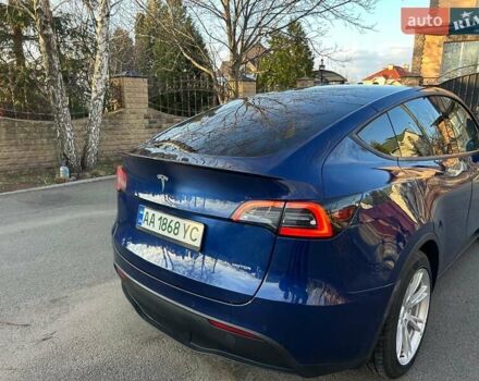 Синий Тесла Model Y, объемом двигателя 0 л и пробегом 62 тыс. км за 25800 $, фото 4 на Automoto.ua