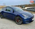 Синий Тесла Model Y, объемом двигателя 0 л и пробегом 116 тыс. км за 23900 $, фото 2 на Automoto.ua