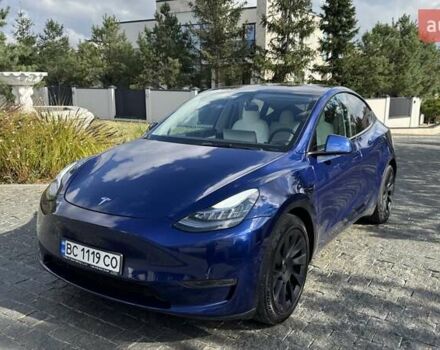 Синій Тесла Model Y, об'ємом двигуна 0 л та пробігом 66 тис. км за 28351 $, фото 2 на Automoto.ua