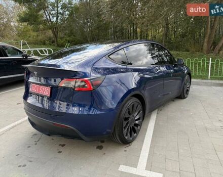 Синий Тесла Model Y, объемом двигателя 0 л и пробегом 86 тыс. км за 25900 $, фото 49 на Automoto.ua